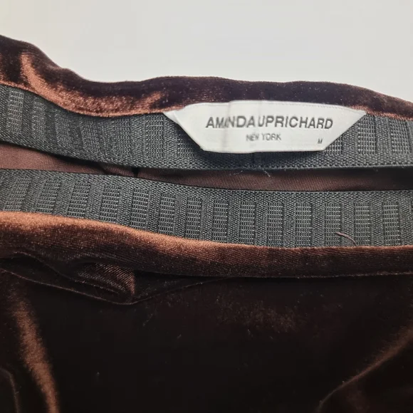 2 Piece Set Amanda Uprichard Off Shoulder Top & Asymmetric Skirt Sz M - Picture 9 of 10